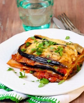 Gesunde Lasagne mit Zucchini fast ohne Kohlenhydrate